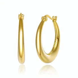 14K Gold Plated Clip In Earrings