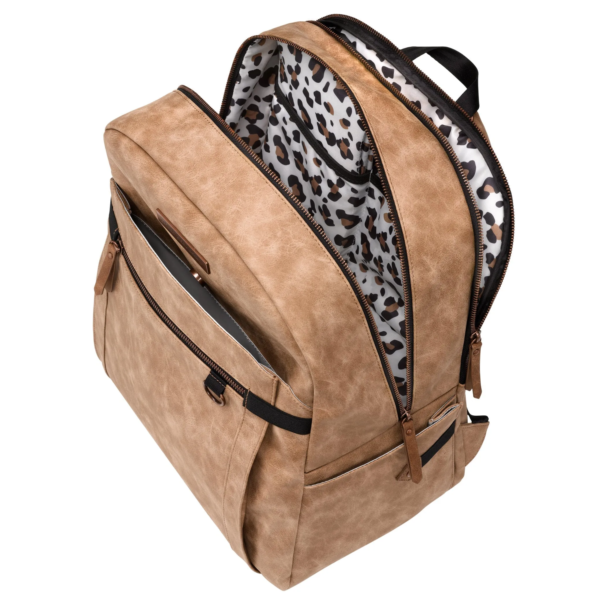 2-in-1 Provisions Breast Pump & Diaper Bag Backpack in Brioche