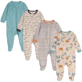 4-Pack Baby Neutral Hello Friends Sleep 'N Plays