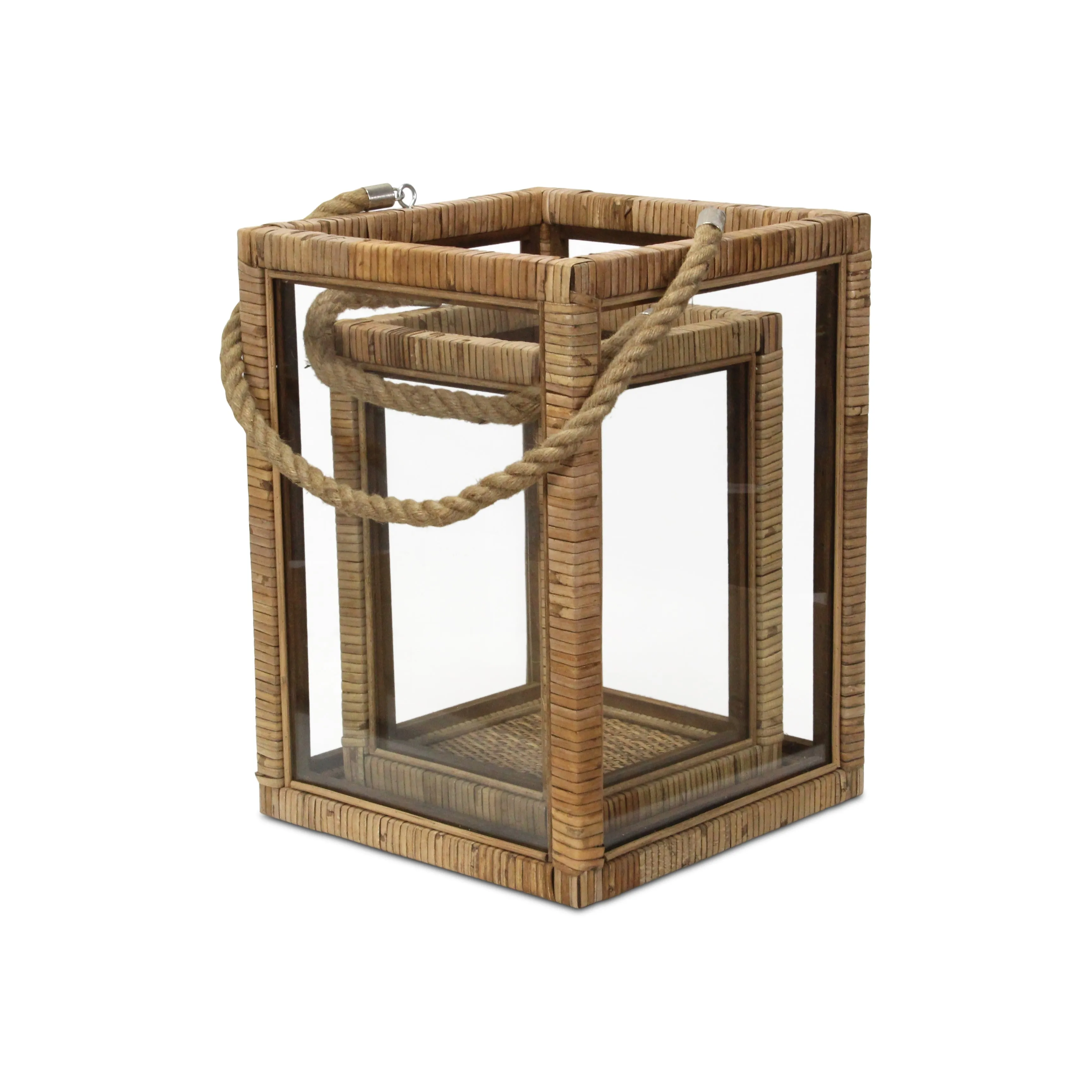 6029-2 - Roussilon Rattan Wrapped Lanterns