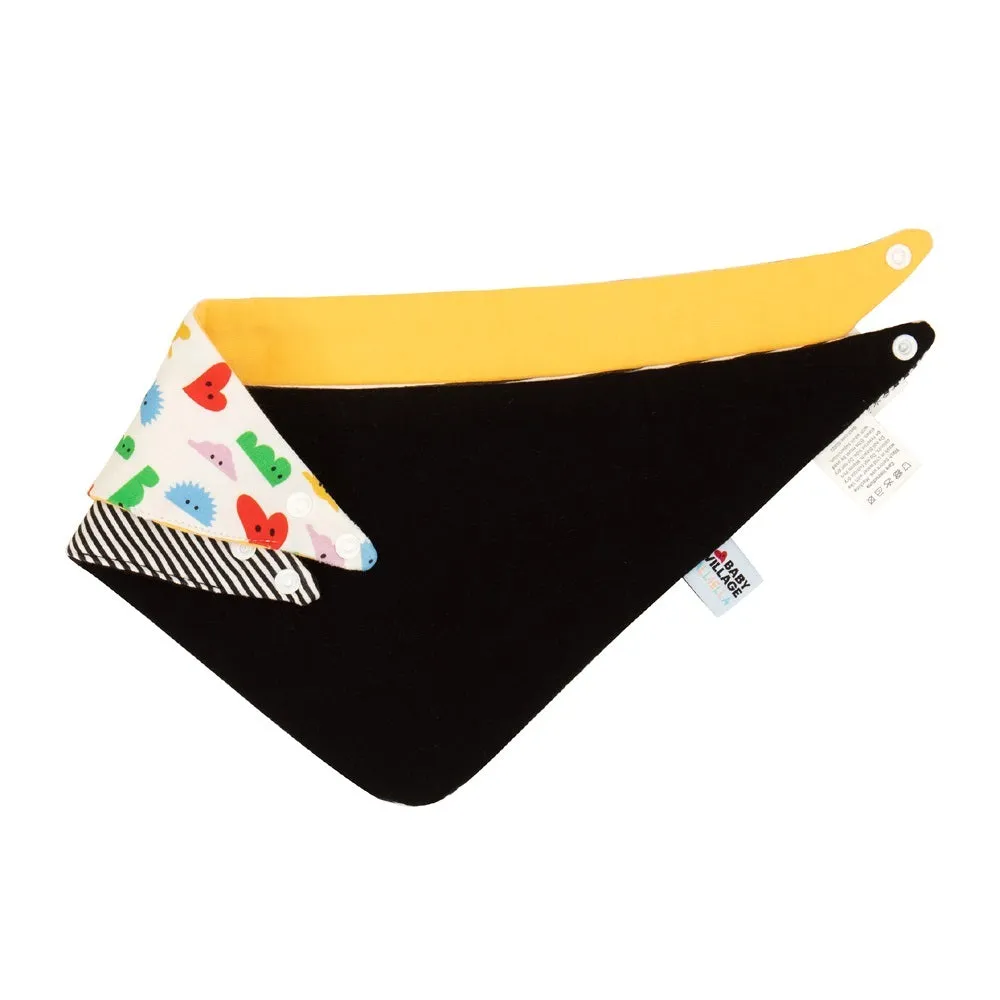 All4Ella Baby Village Bandana Bibs 2pk