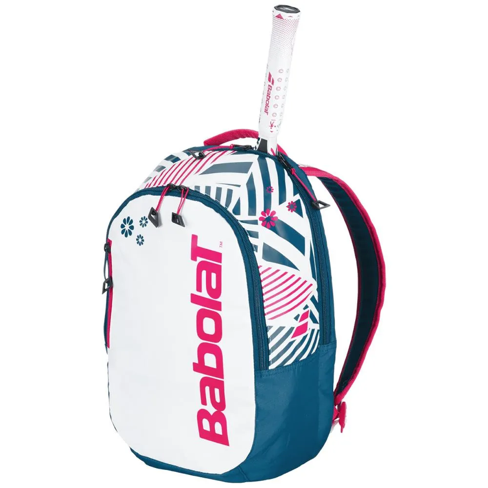 Babolat Junior Backpack - White/Blue