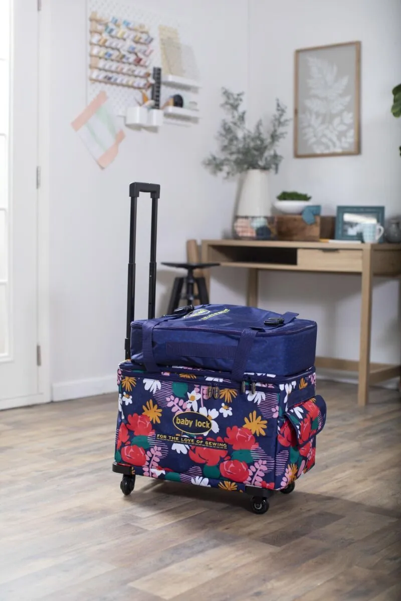 Baby Lock Limited Edition Floral Large Machine Trolley Set