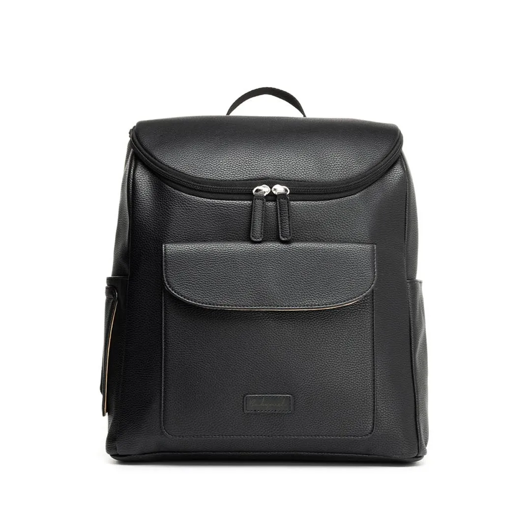 Babymel Lennox Vegan Leather Convertible Backpack - Black