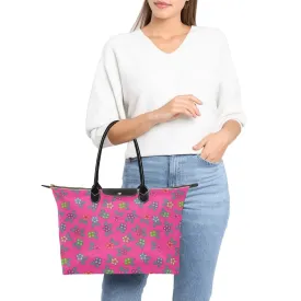 Berry Flowers Single-Shoulder Lady Handbag