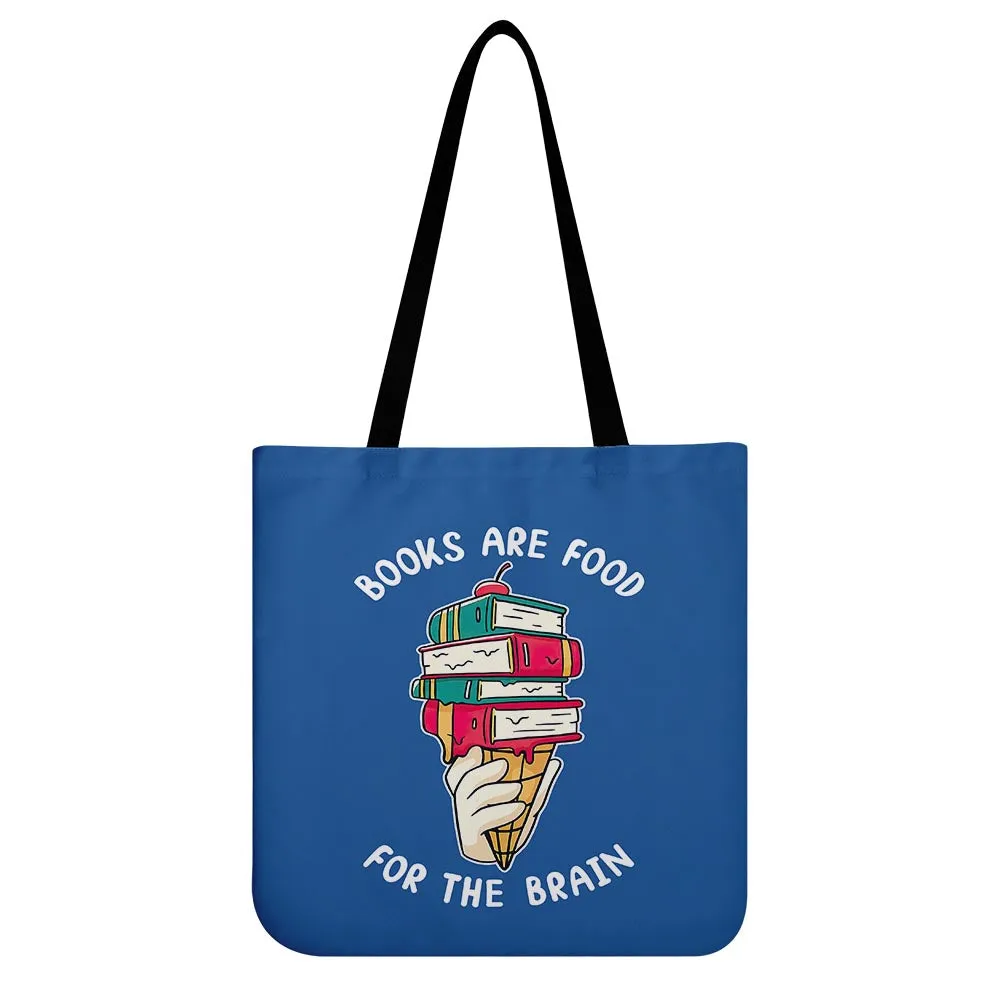 Books Are Food For The Brain Book Lovers Gift TBF376