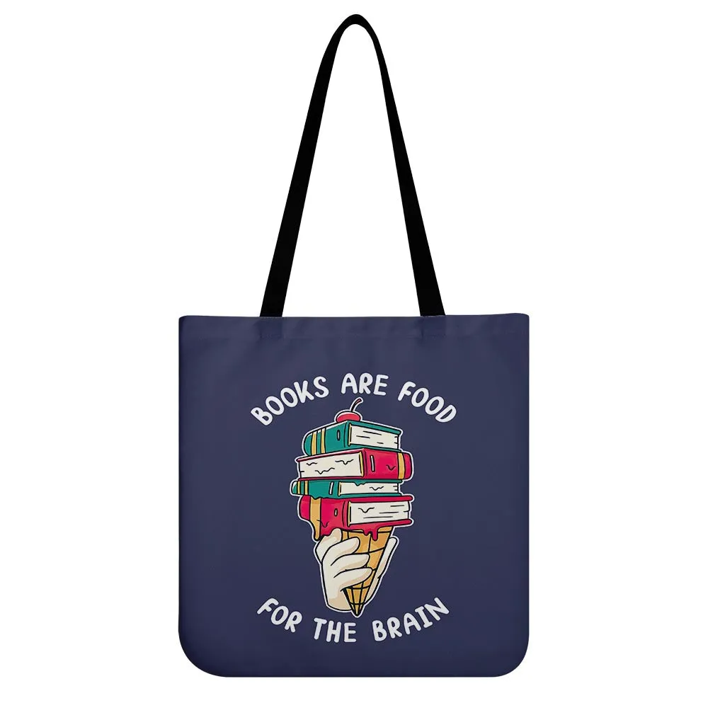 Books Are Food For The Brain Book Lovers Gift TBF376