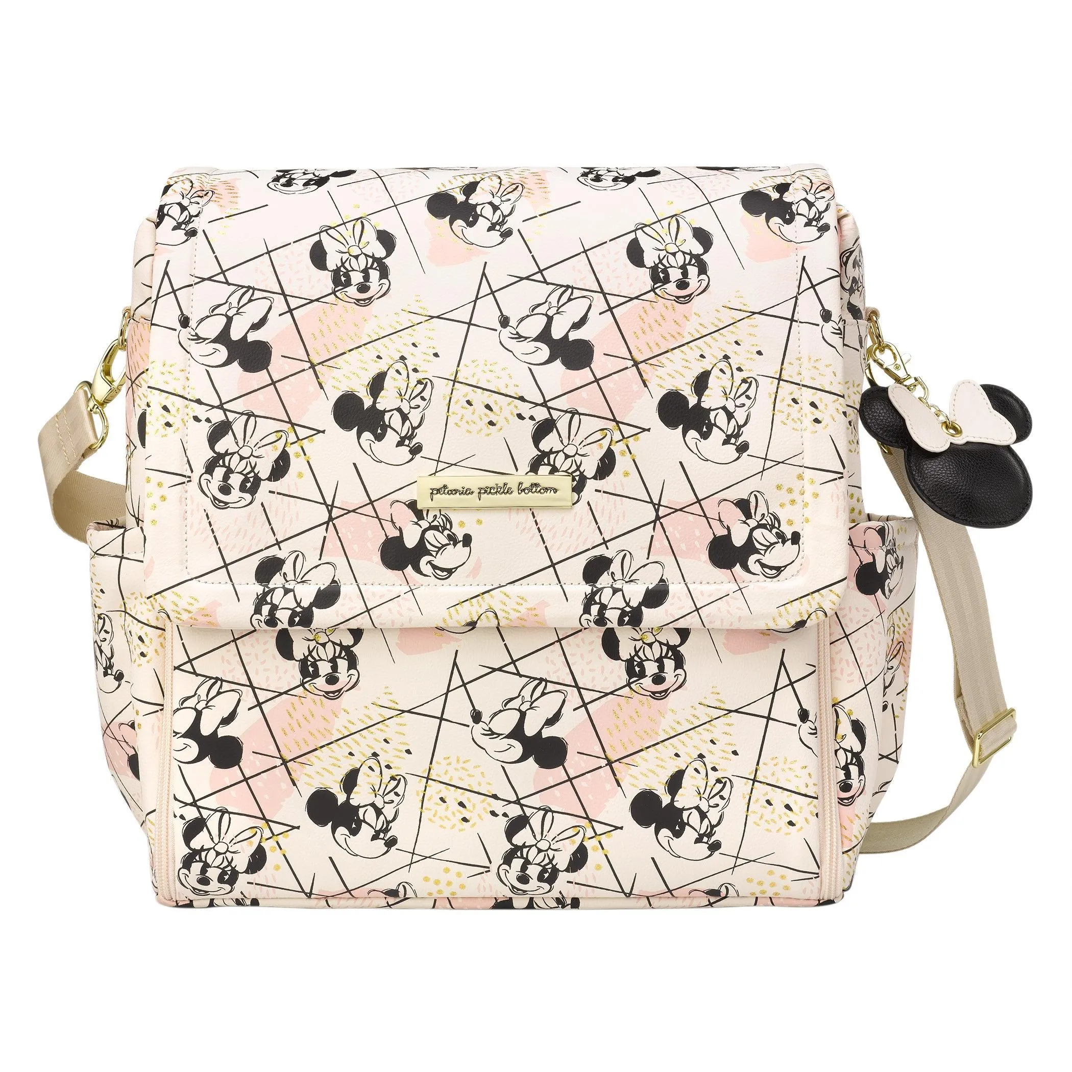 Boxy Backpack in Shimmery Minnie Mouse