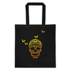 Butterfly Skull Illusion Art Tote bag