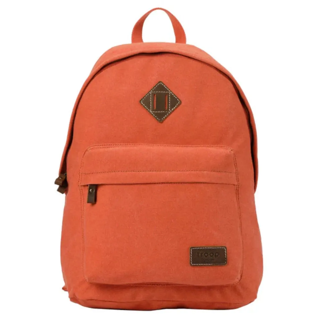 Canvas Backpack - Troop London Heritage Casual Daypack - 11 Great Colours