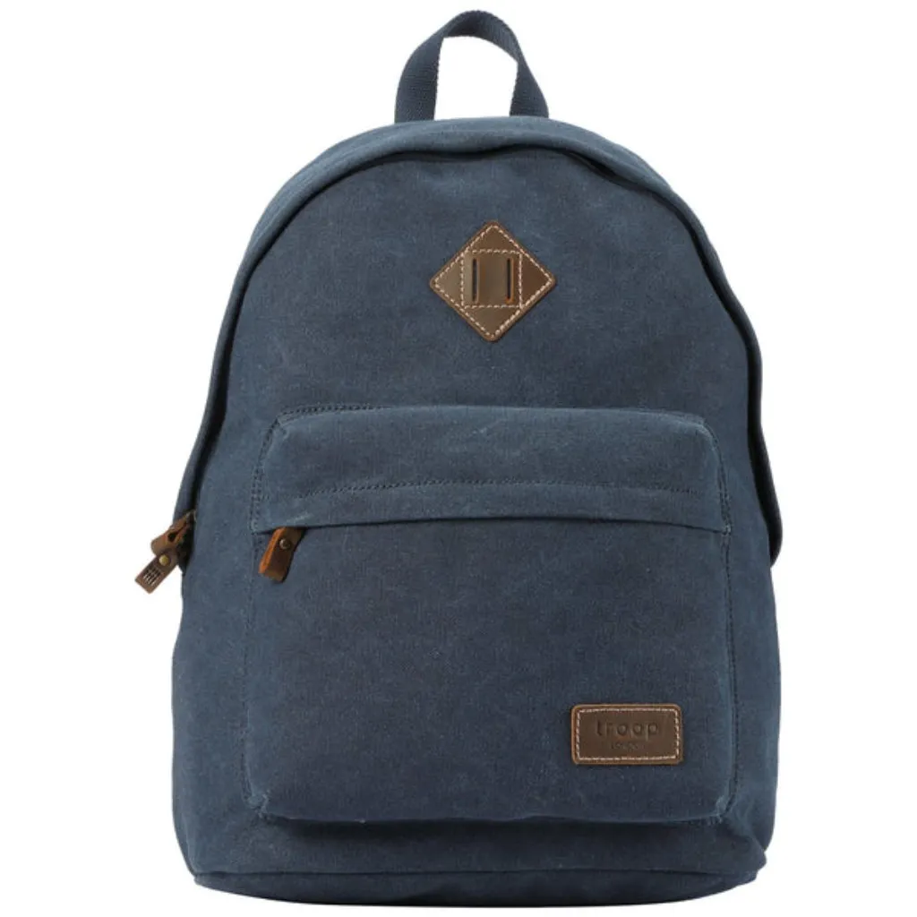 Canvas Backpack - Troop London Heritage Casual Daypack - 11 Great Colours