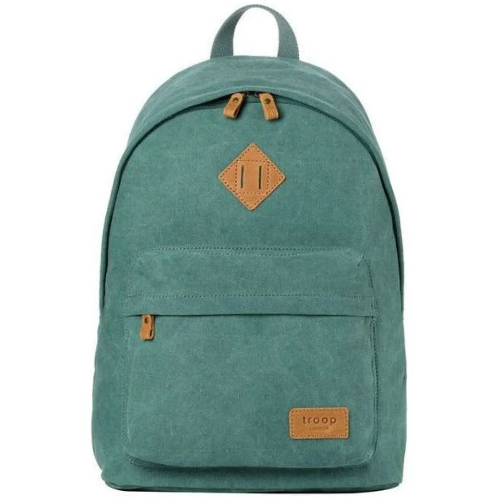 Canvas Backpack - Troop London Heritage Casual Daypack - 11 Great Colours