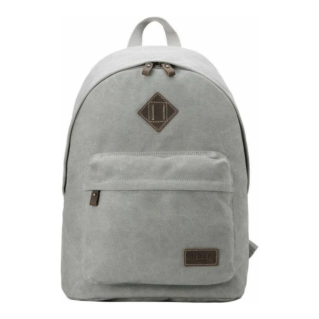 Canvas Backpack - Troop London Heritage Casual Daypack - 11 Great Colours