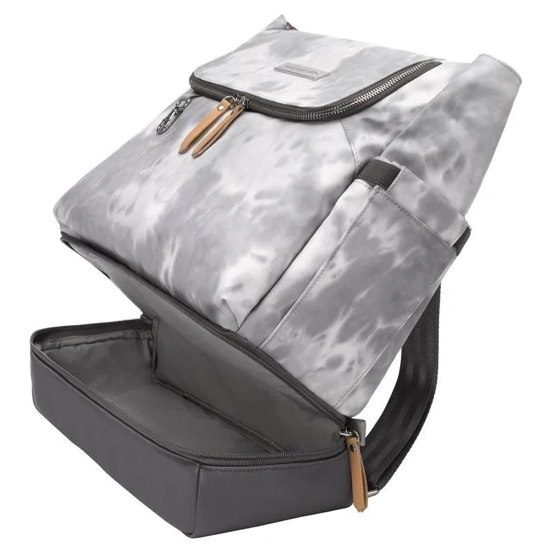 Convertible Tote Backpack Pivot Pack in Smoke Swirl Tie-Dye