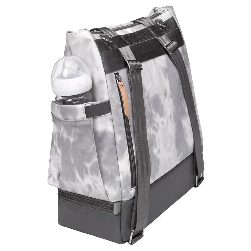 Convertible Tote Backpack Pivot Pack in Smoke Swirl Tie-Dye