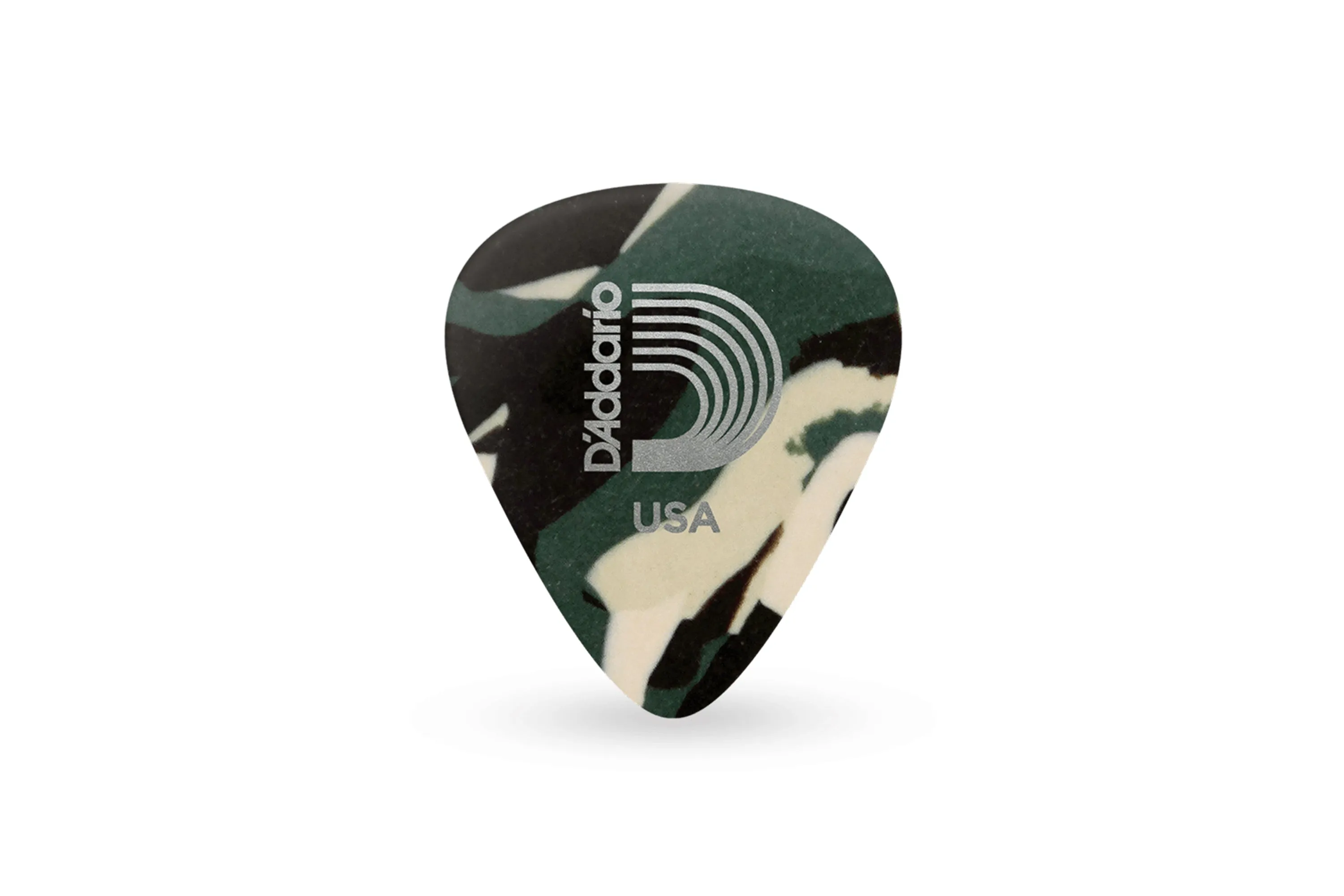 D'Addario Camouflage Classic Celluloid Guitar Picks Heavy 1.0mm - 10 Pack