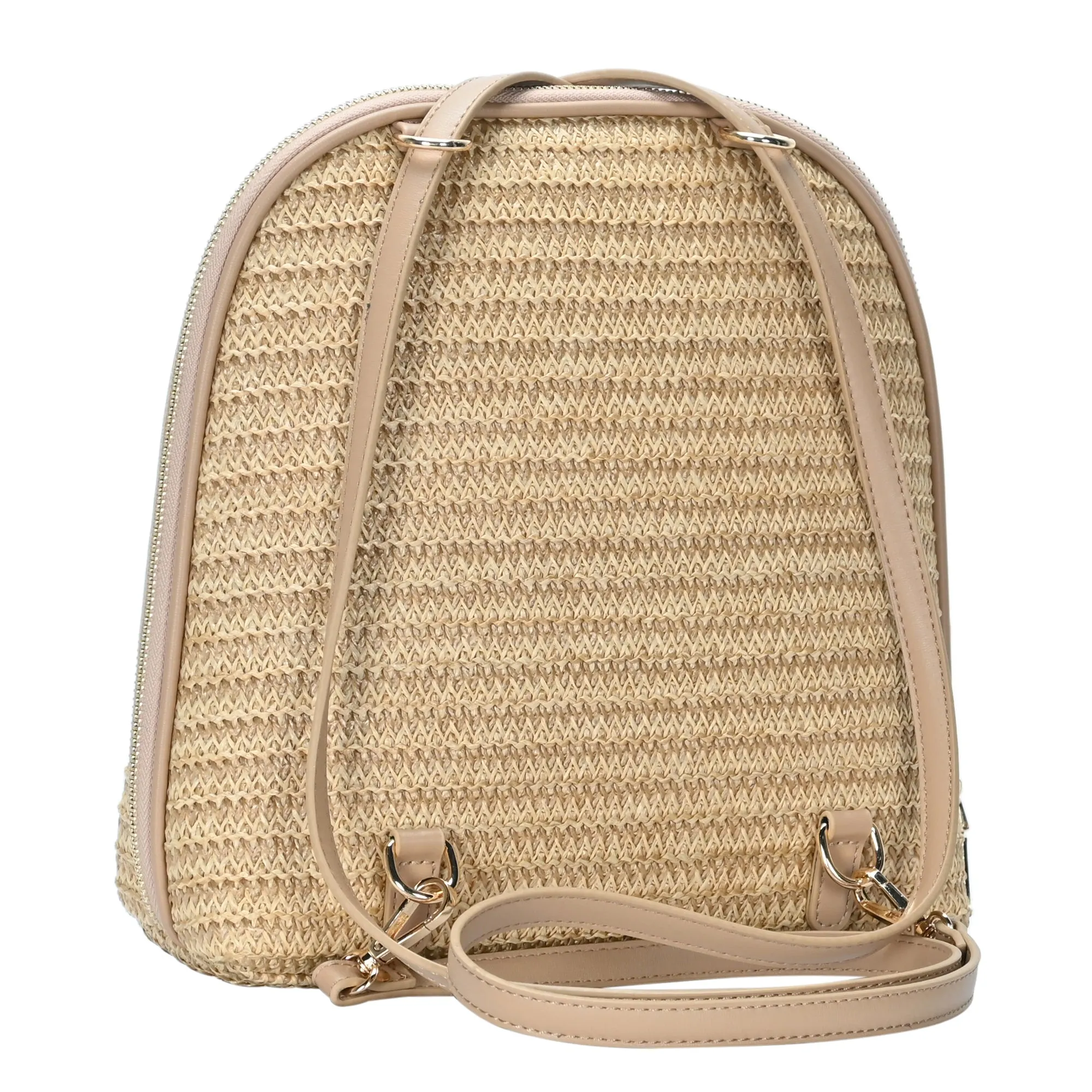 Daisy Straw Convertible Backpack Purse