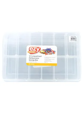 Ezy Storage 12 Compartment Multi-purpose Storage Box