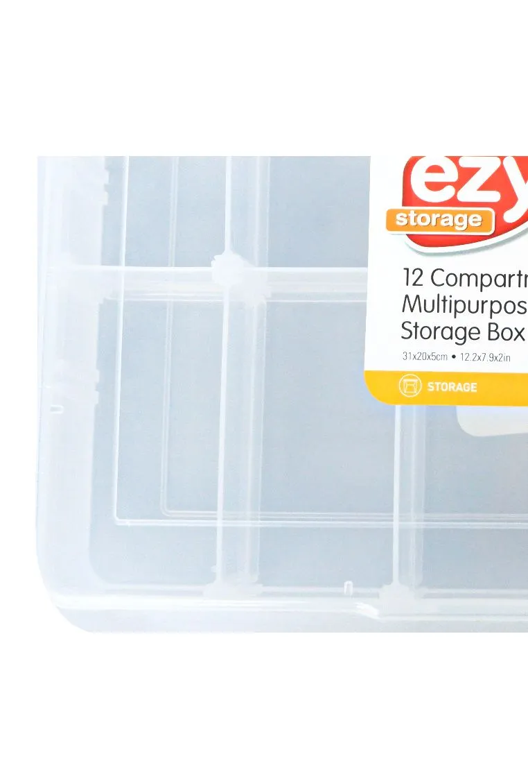 Ezy Storage 12 Compartment Multi-purpose Storage Box