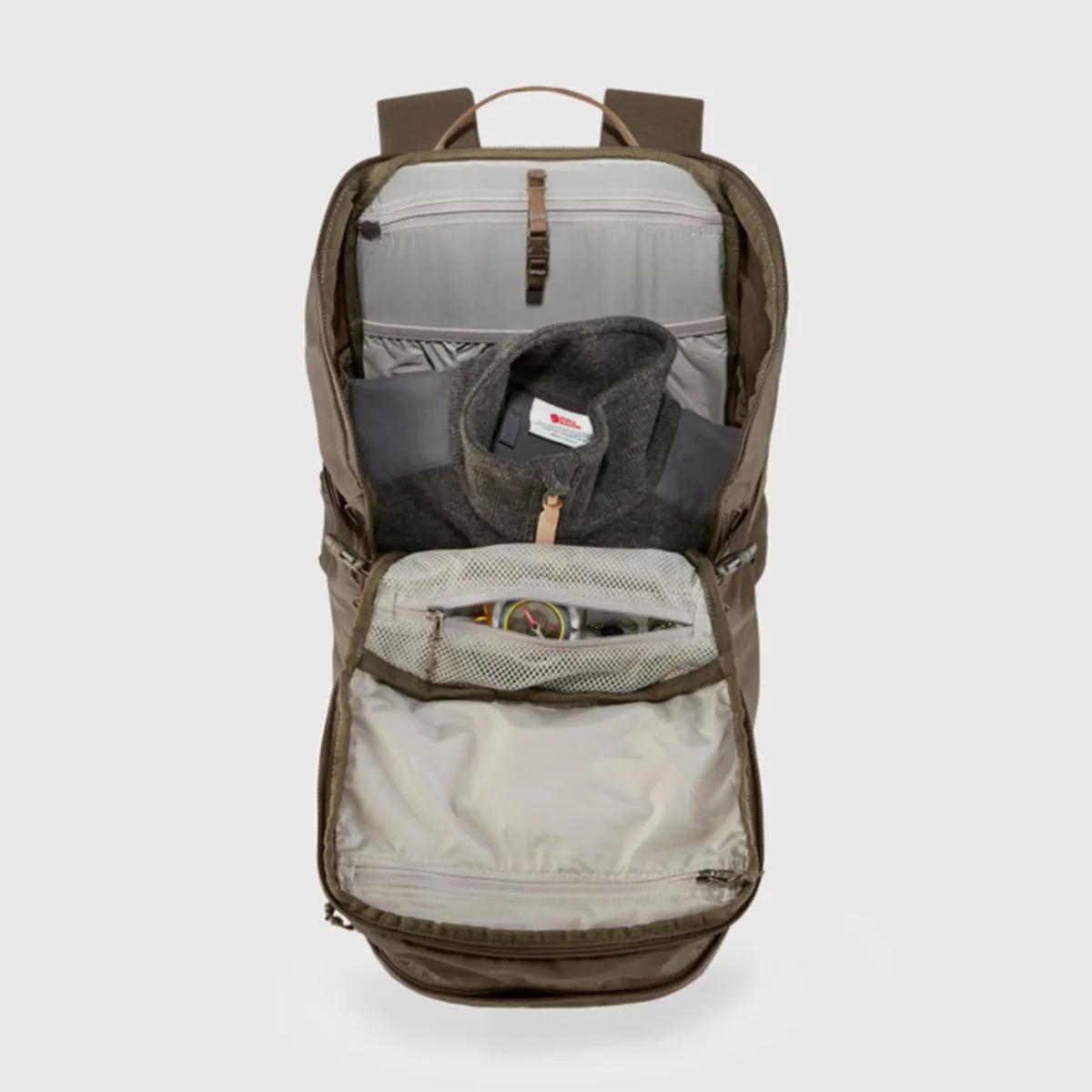 FjallRaven Singi 28L Versatile & Hardwearing Backpack - Dark Olive