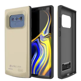 Galaxy Note 9 5000mAH Battery Charger W/ USB Port Slim Case [Gold]