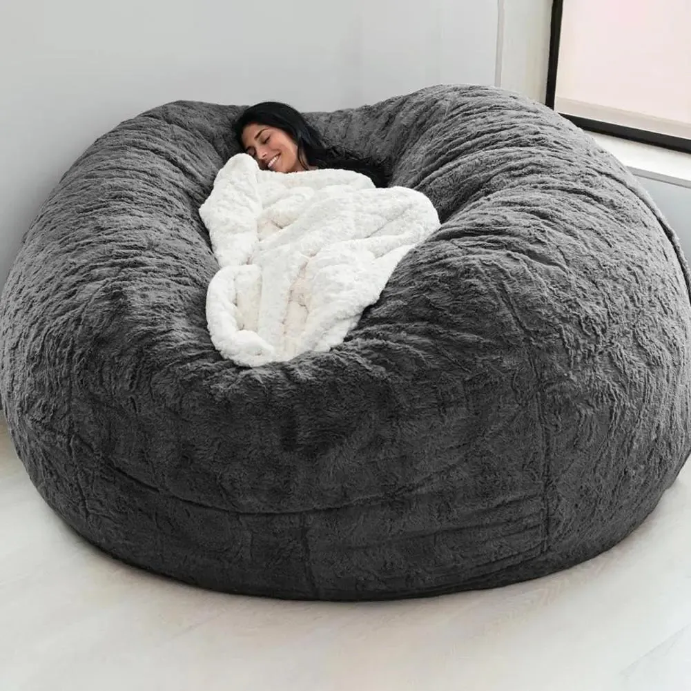 Giant Fluffy Fur Bean Bag - Ultimate Comfort and Style