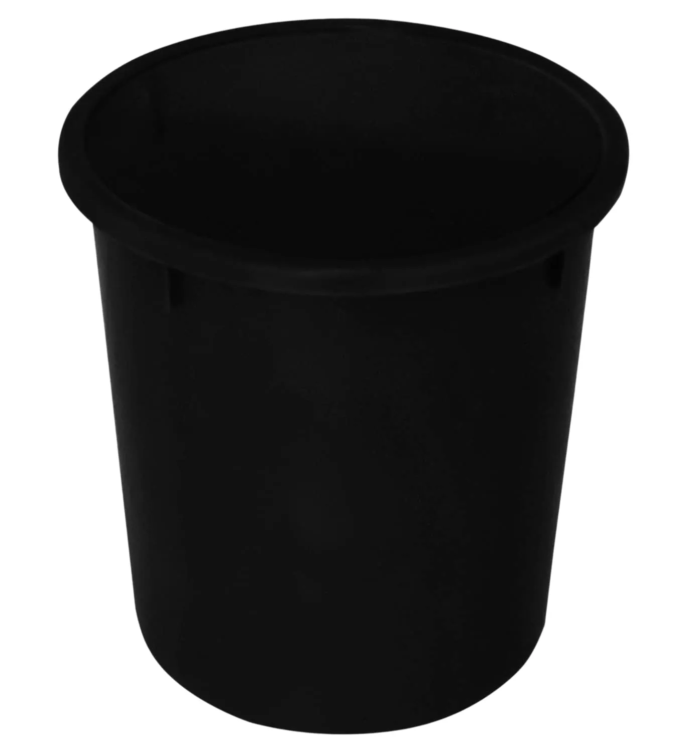 Heart Home Plastic Open Dustbin, Trash Bin, Garbage Bin, Waste Bin, 5Ltr.- Pack of 2 (Black)-47HH01032