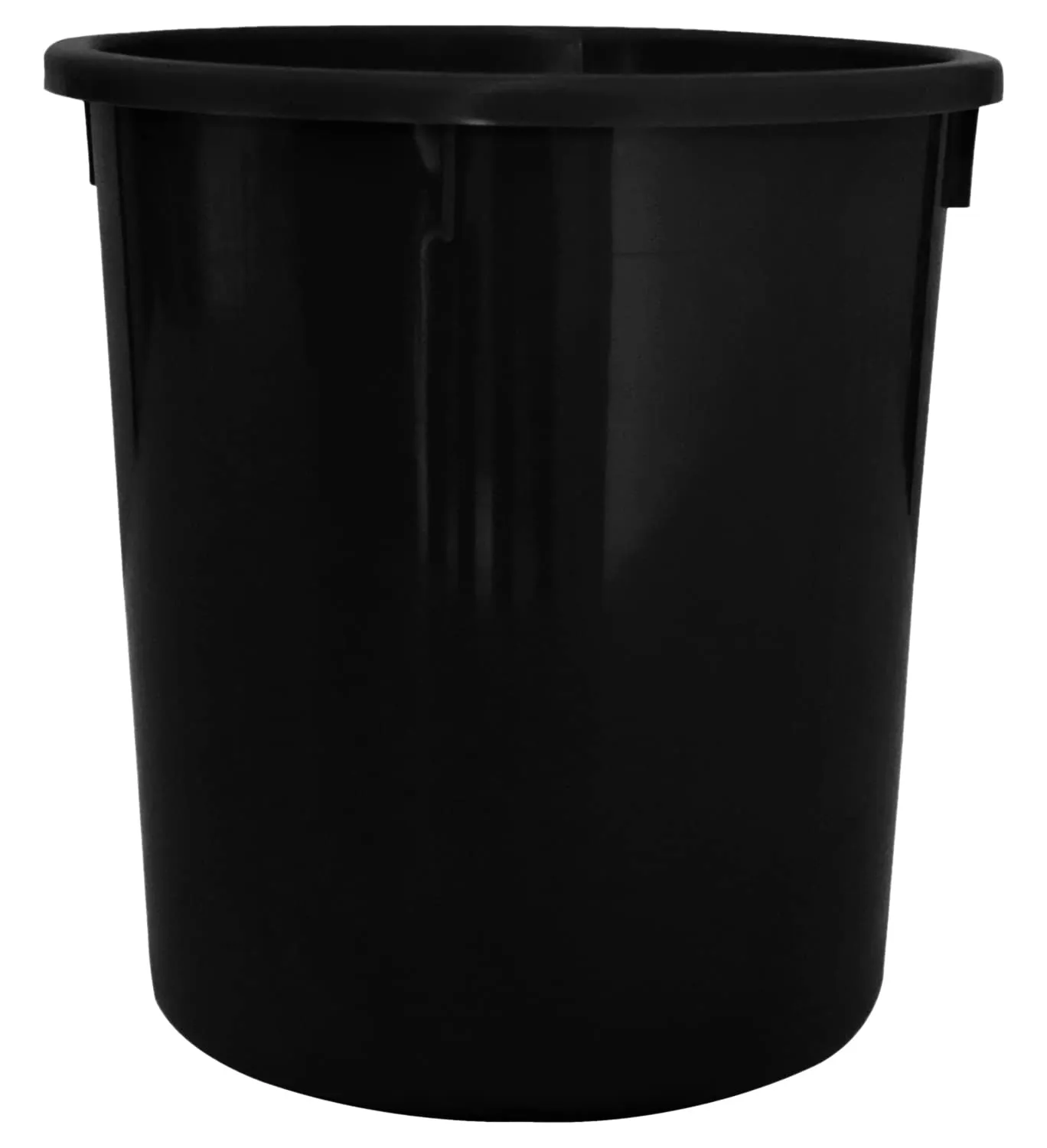 Heart Home Plastic Open Dustbin, Trash Bin, Garbage Bin, Waste Bin, 5Ltr.- Pack of 2 (Black)-47HH01032