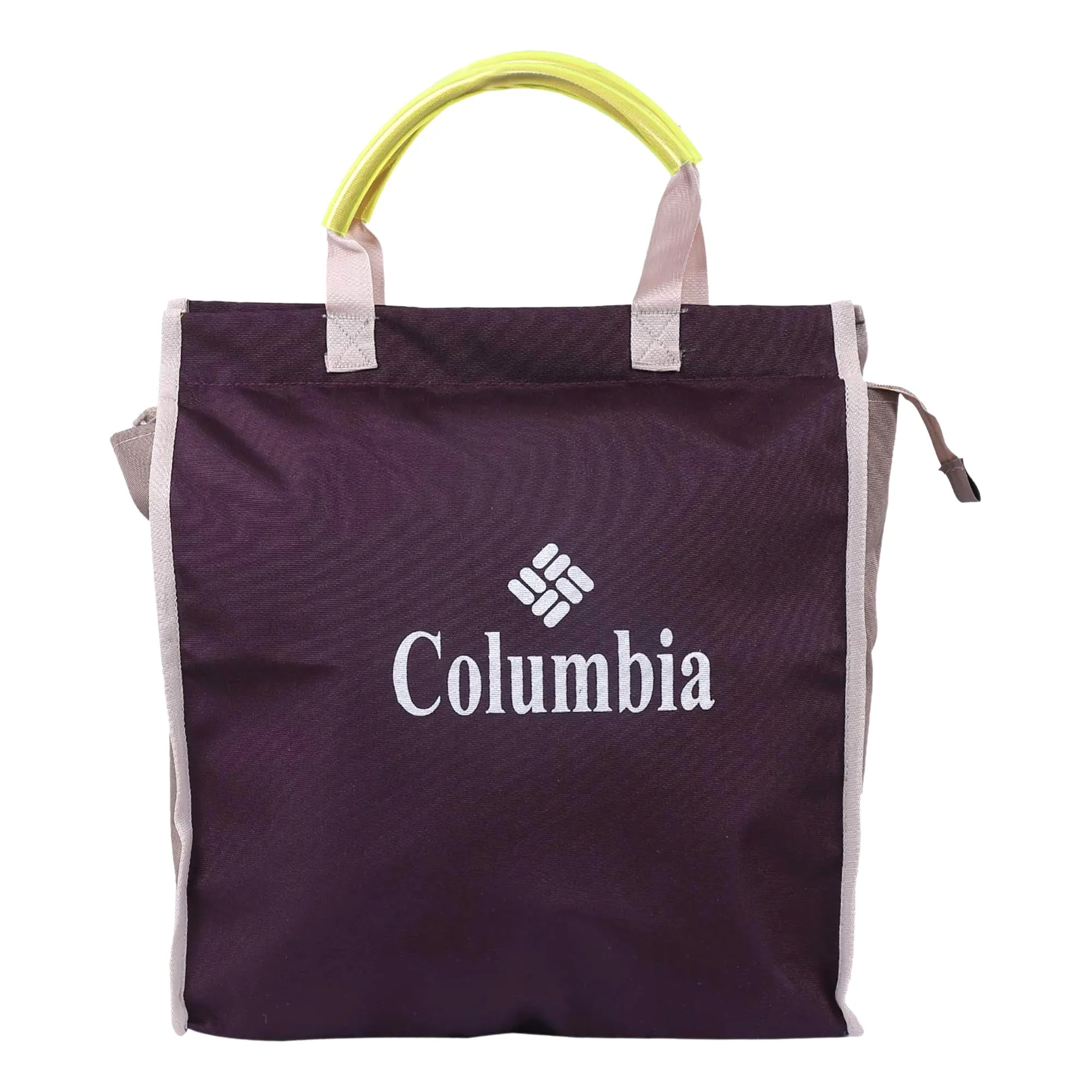 Heart Home Shopping Bag|Grocery Handbag|Zipper Shopping Bag|Grocery Bag for Shopping|Vegetable Bag|Reusable Shopping Bag with Handle|Columbia|Brown