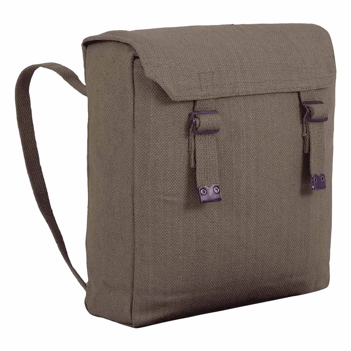 Highlander Canvas Webbing Backpack 18L Olive