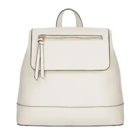 Ivory Flap Tassel Backpack