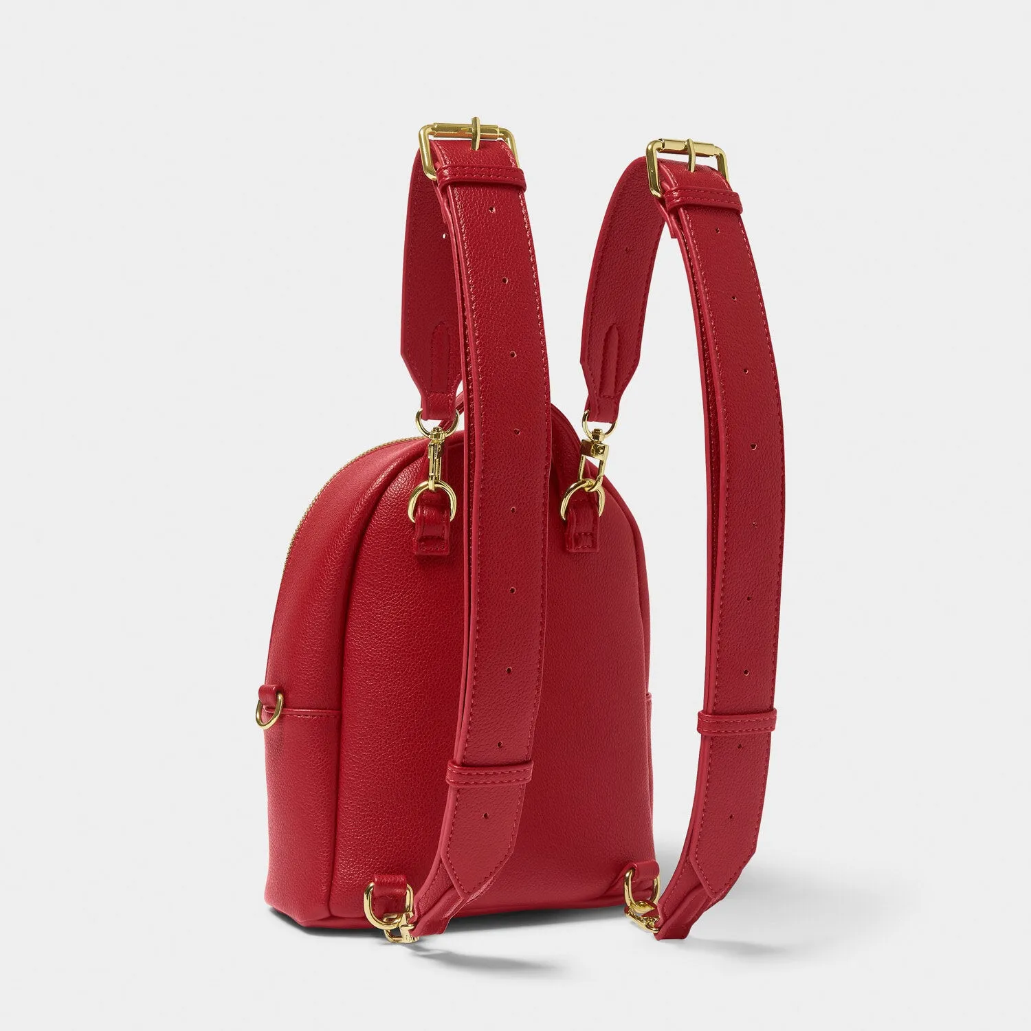 Katie Loxton 24cm Garnet Red Mika Small Backpack