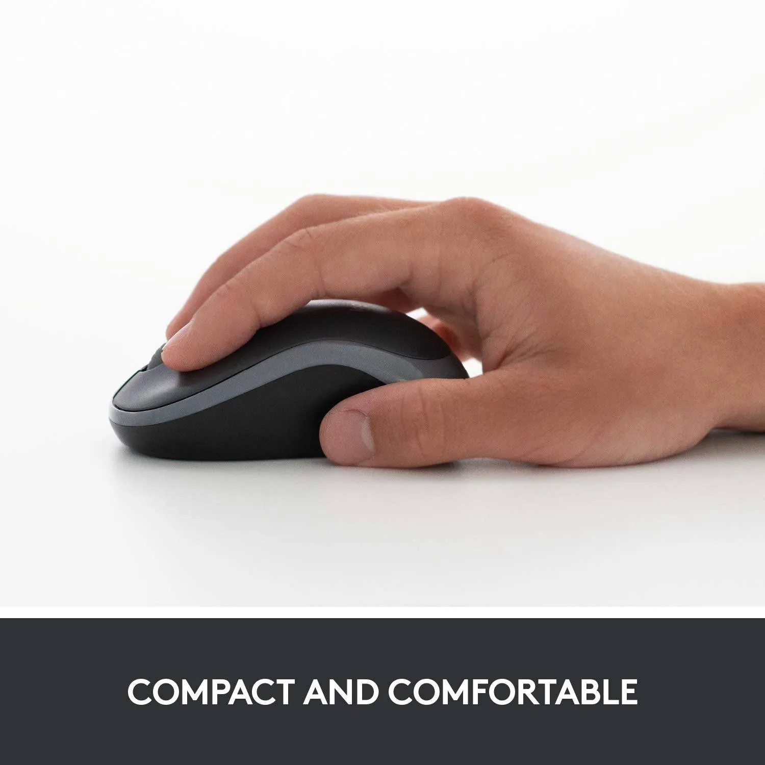 Logitech M185 Compact Wireless Mouse Comfortable easy-to-use mouse with reliable durability