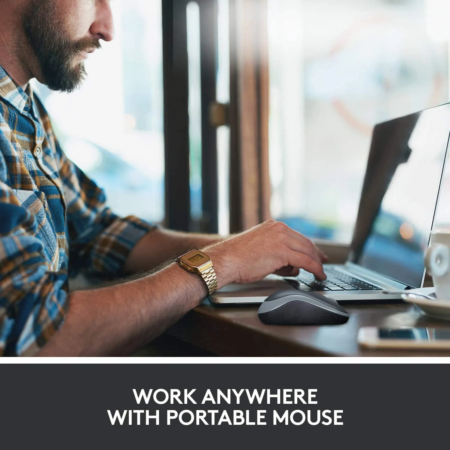 Logitech M185 Compact Wireless Mouse Comfortable easy-to-use mouse with reliable durability