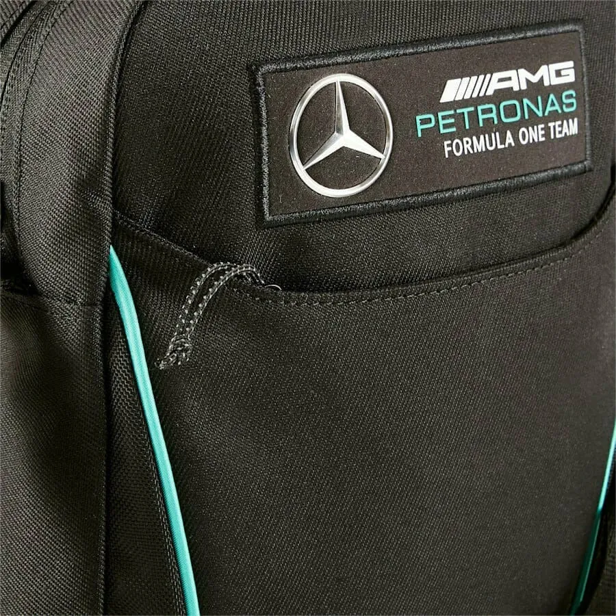 Mercedes AMG Petronas Puma Portable Shoulder Bag - Black-Silver