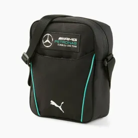 Mercedes AMG Petronas Puma Portable Shoulder Bag - Black-Silver