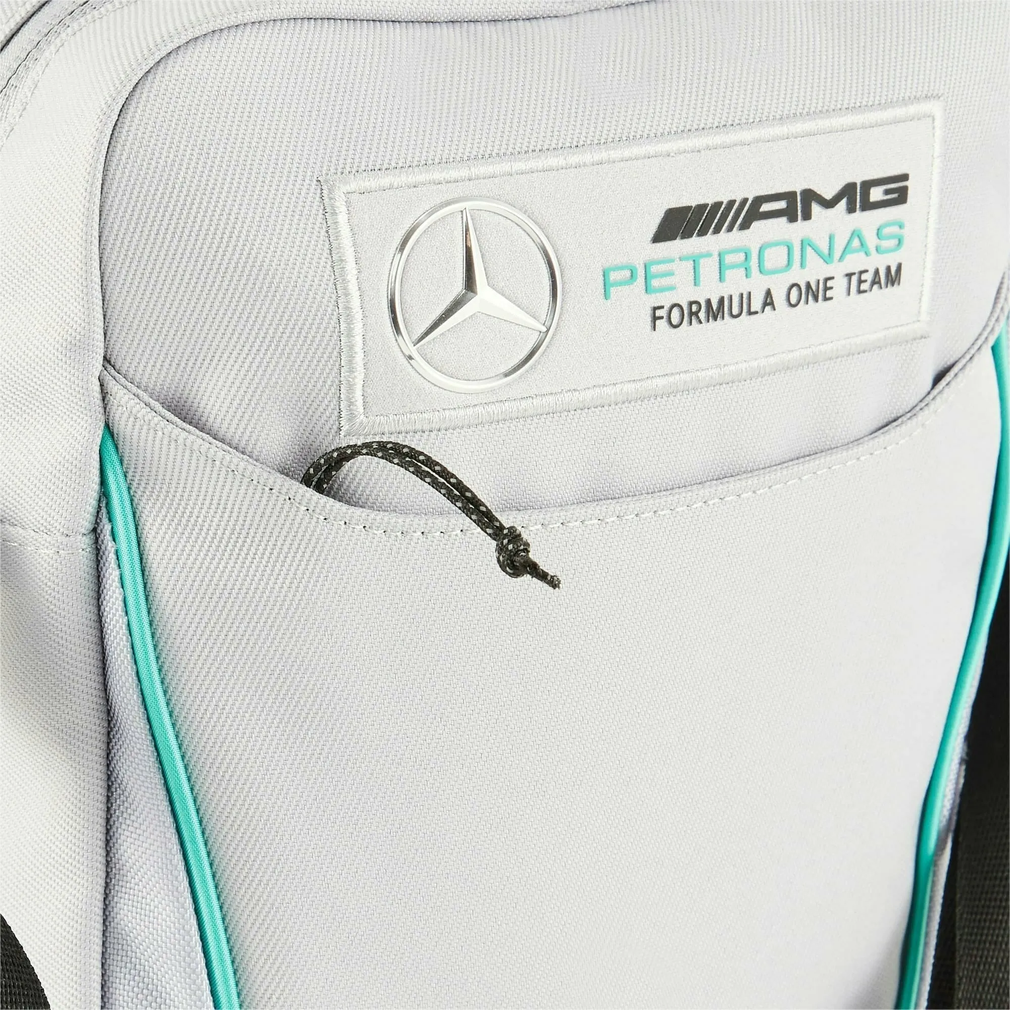 Mercedes AMG Petronas Puma Portable Shoulder Bag - Black-Silver