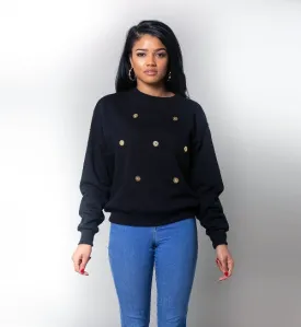 Monde D’or Button Jumper