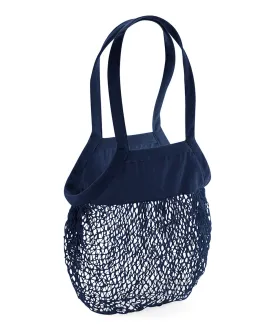 Navy - Organic cotton mesh grocery bag