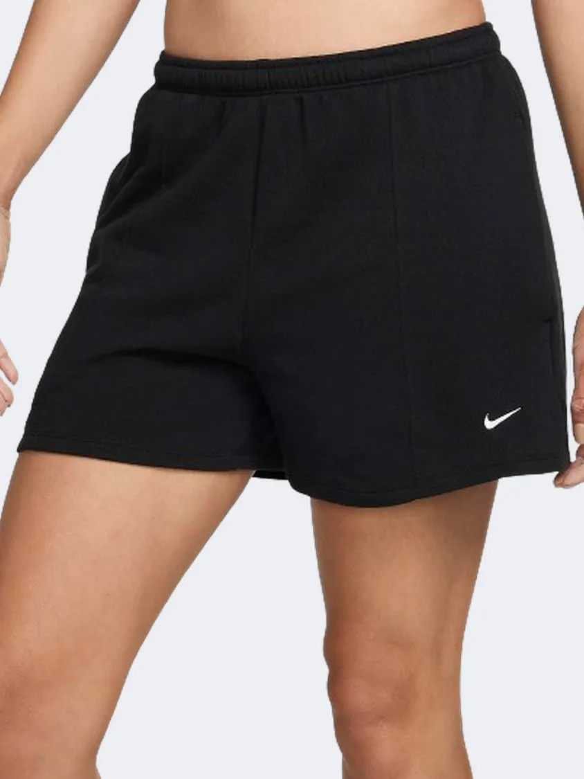 Nike Chill French Terry Mr 4In Women Lifestyle Short Black/White/Sail