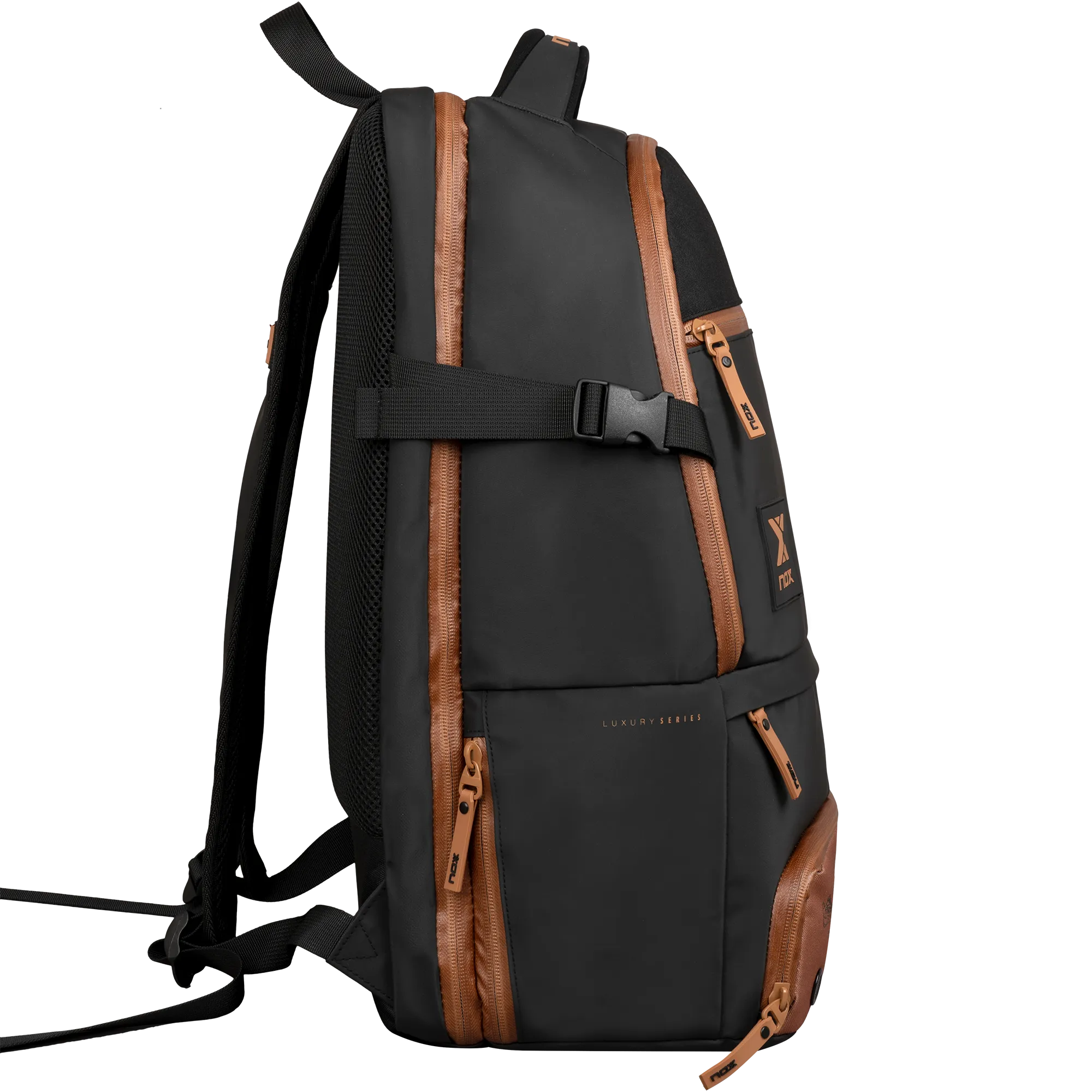 Nox Luxury Open Series Backpack Black Brown