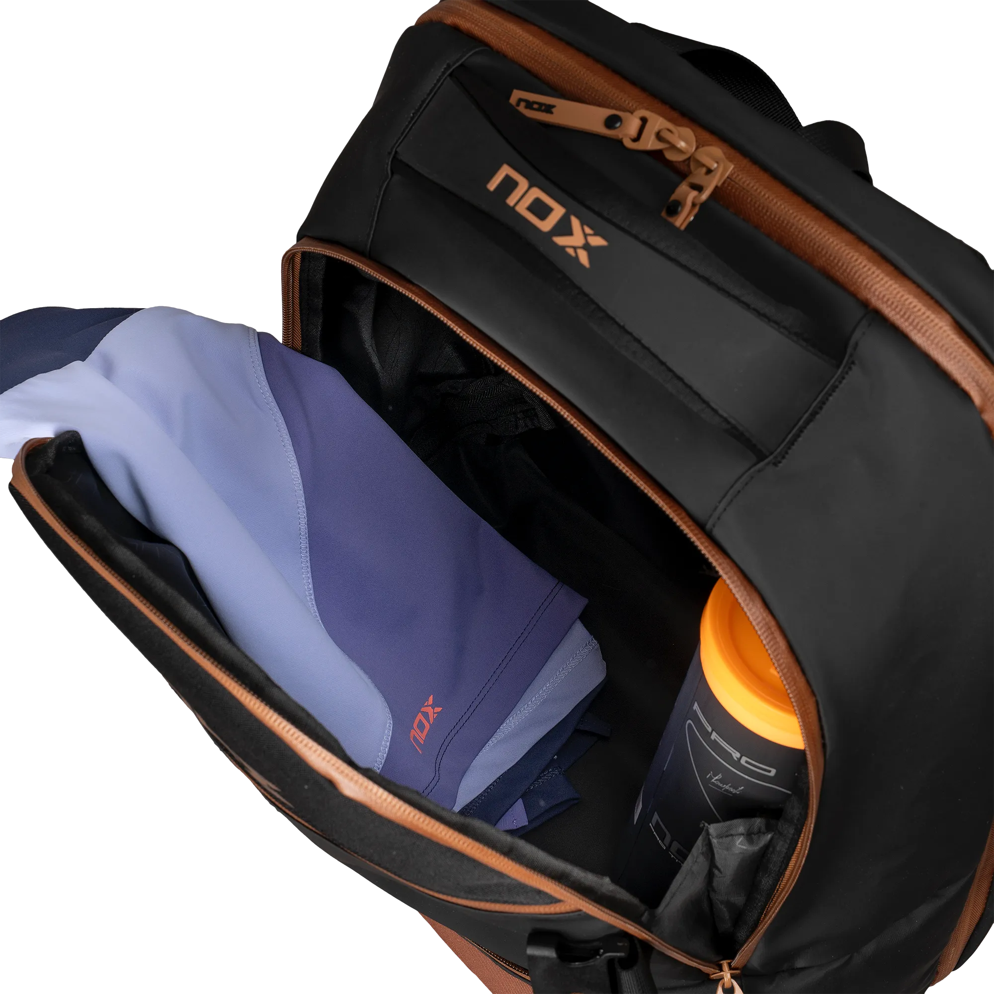 Nox Luxury Open Series Backpack Black Brown