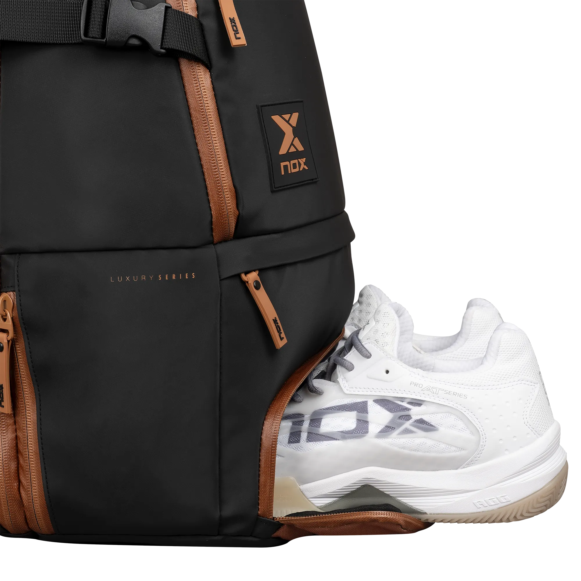 Nox Luxury Open Series Backpack Black Brown