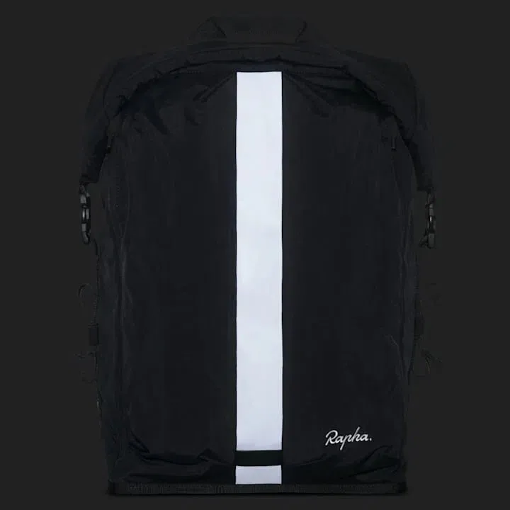 RAPHA Roll Top Backpack 30L - Black/Black