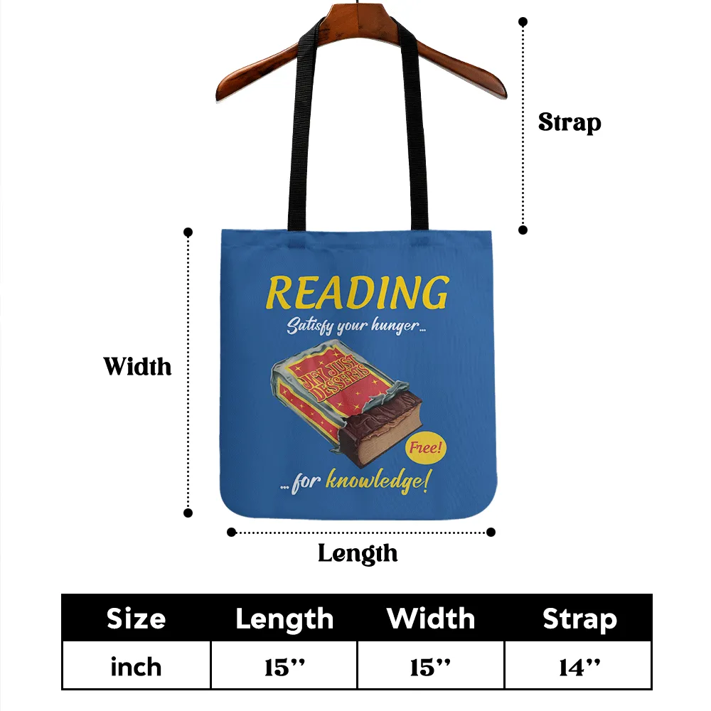 Reading Satisfy Your Hunger For Knowledge Book Lovers Gift TBF380