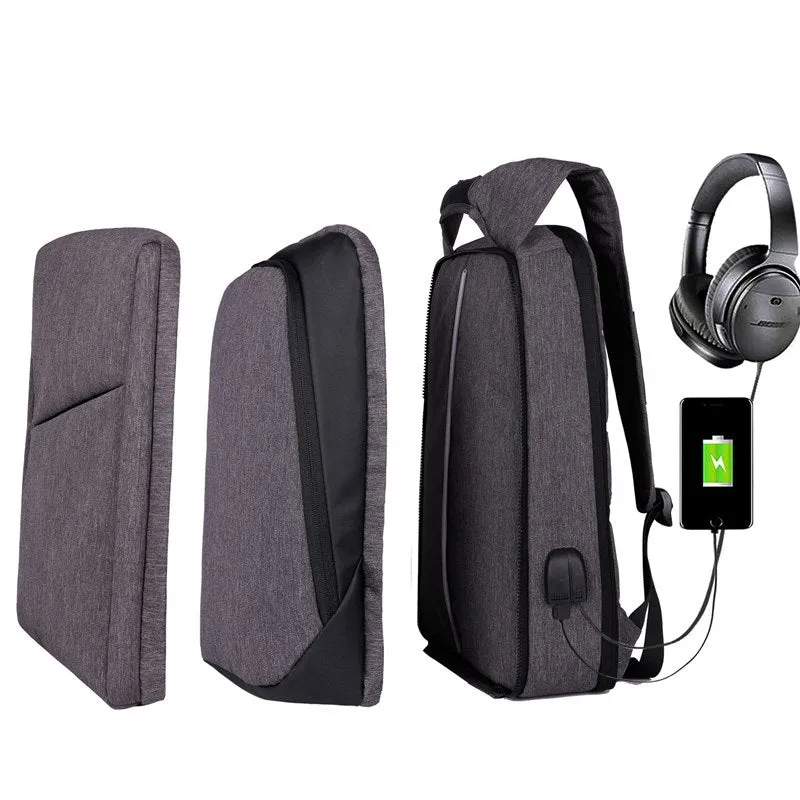 Slim Multi Compartment Laptop Backpack with USB Charging