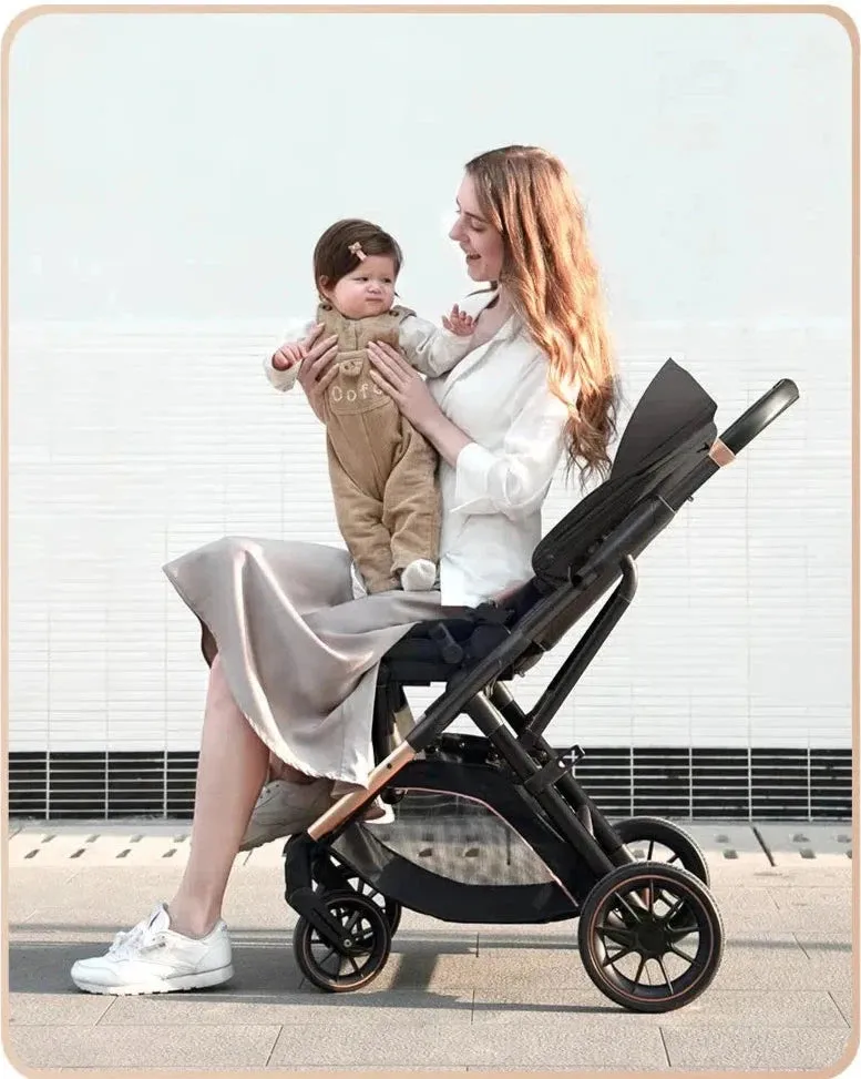 Supreme 2-in-1 Lightweight Stroller - Compact Fold Design