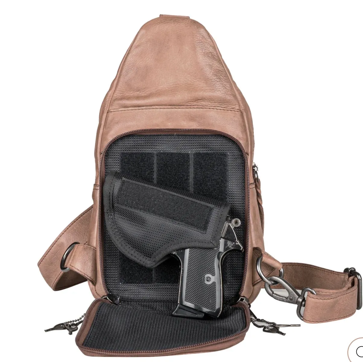 Taylor Leather Sling Backpack