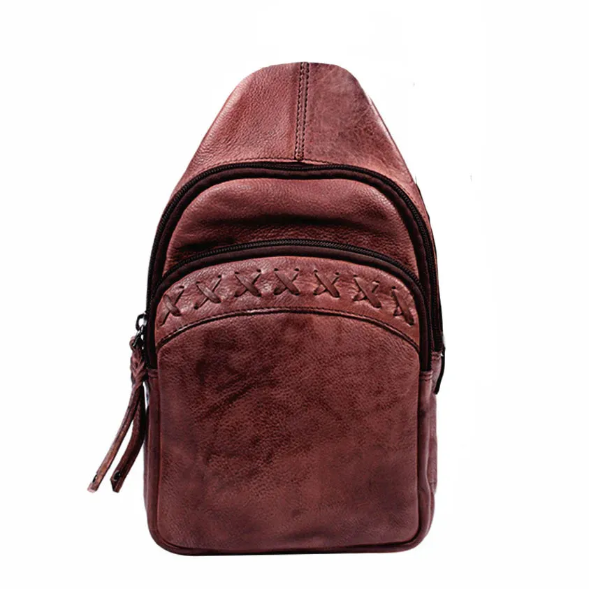 Taylor Leather Sling Backpack