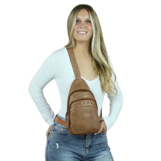 Taylor Leather Sling Backpack